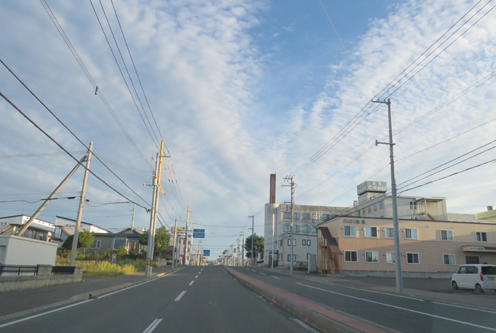 webnews今朝の北見/とん田通り、南大通り交差点から国道39号方向