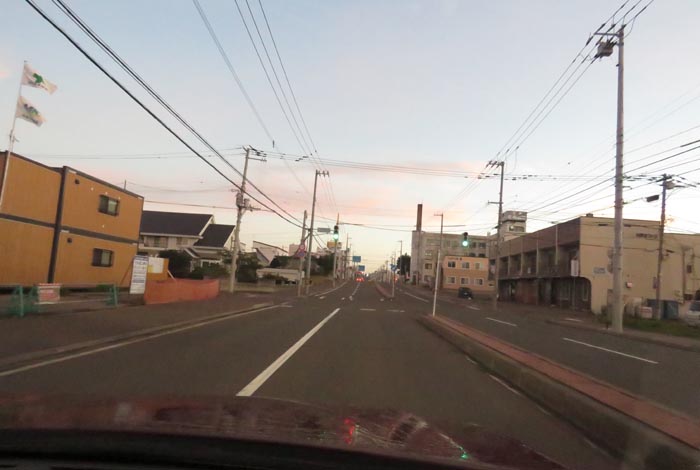 webnews今朝の北見/とん田通り、南大通り交差点から国道39号方向
