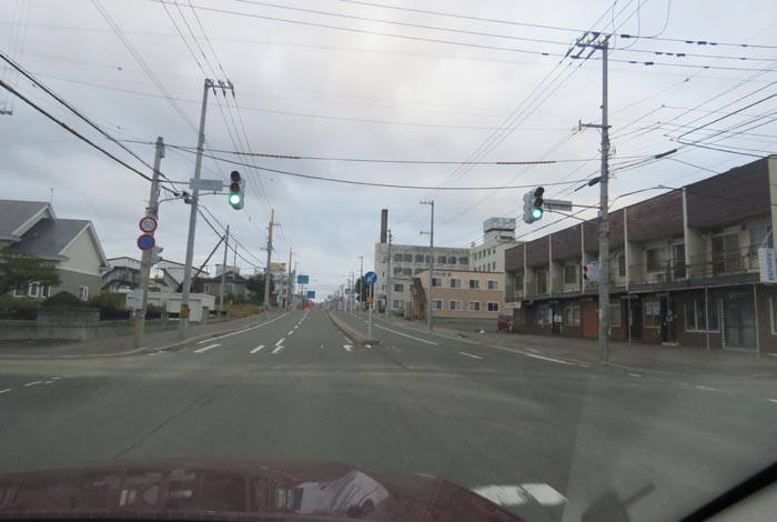 webnews今朝の北見/とん田通り、南大通り交差点から国道39号方向