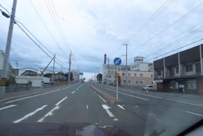 webnews今朝の北見/とん田通り、南大通り交差点から国道39号方向