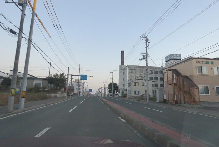 webnews今朝の北見/とん田通り、南大通り交差点から国道39号方向