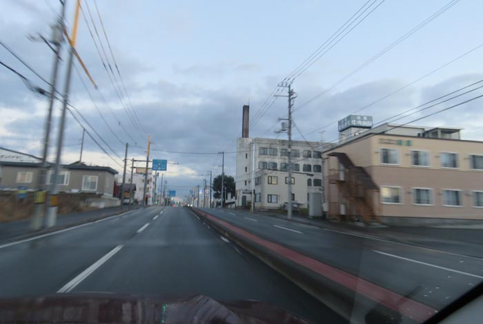 webnews今朝の北見/とん田通り、南大通り交差点から国道39号方向