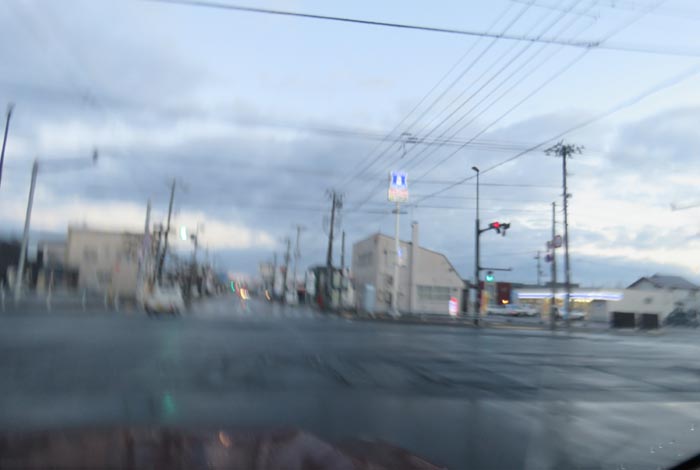 webnews今朝の北見/交差点から奥は常呂方面