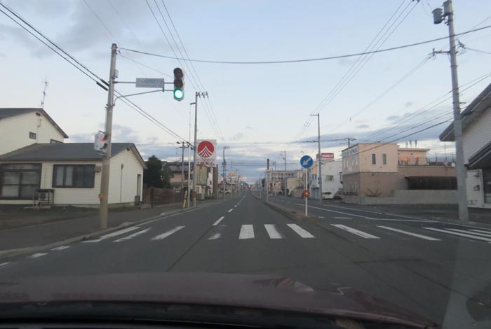 webnews今朝の北見/とん田通り、南大通り交差点から国道39号方向