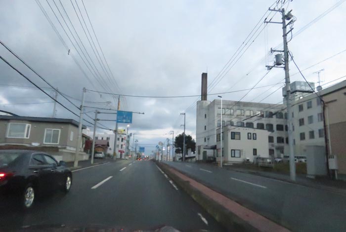 webnews今朝の北見/とん田通り、南大通り交差点から国道39号方向