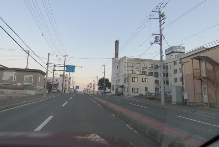 webnews今朝の北見/とん田通り、南大通り交差点から国道39号方向