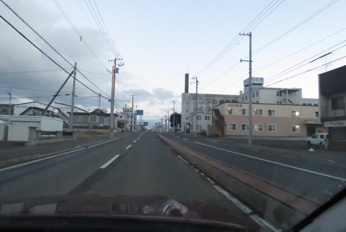 webnews今朝の北見/とん田通り、南大通り交差点から国道39号方向