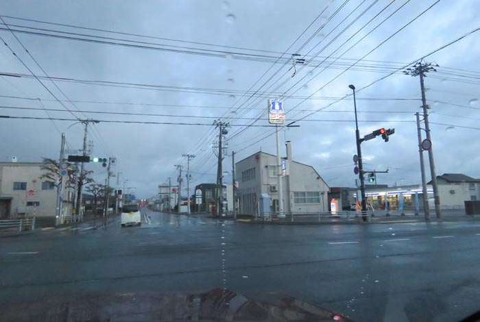 webnews今朝の北見/交差点から奥は常呂方面