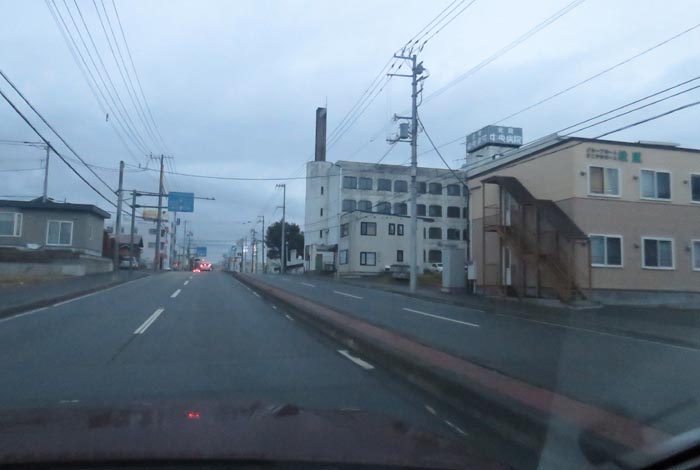 webnews今朝の北見/とん田通り、南大通り交差点から国道39号方向