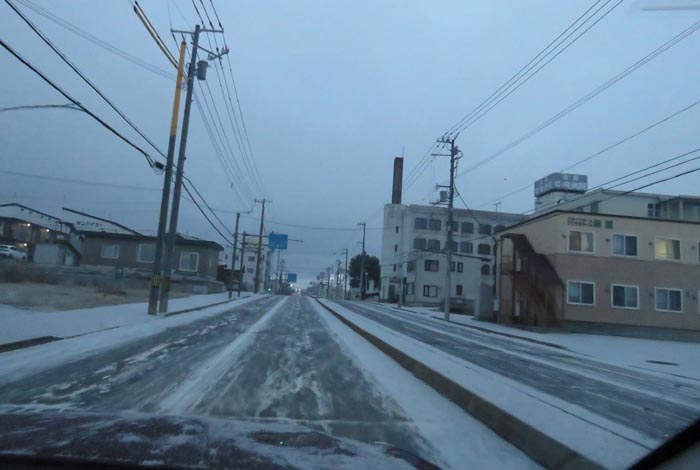 webnews今朝の北見/とん田通り、南大通り交差点から国道39号方向