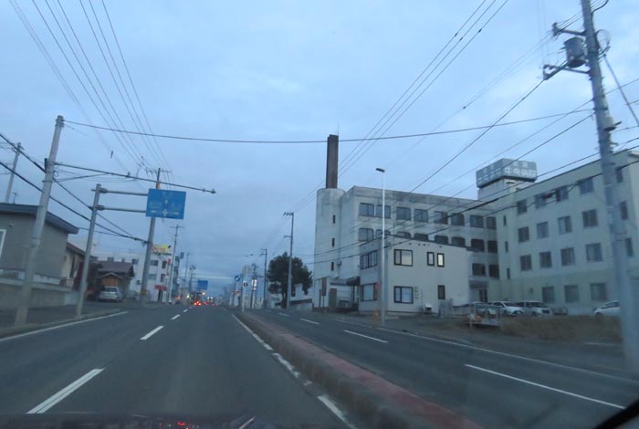 webnews今朝の北見/とん田通り、南大通り交差点から国道39号方向