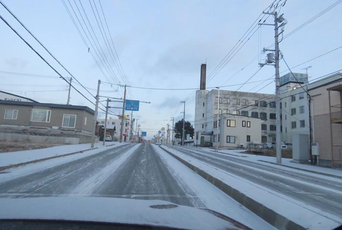 webnews今朝の北見/とん田通り、南大通り交差点から国道39号方向