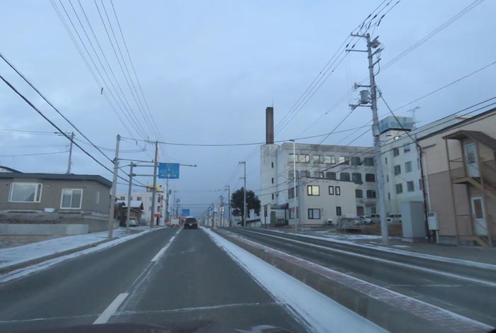 webnews今朝の北見/とん田通り、南大通り交差点から国道39号方向