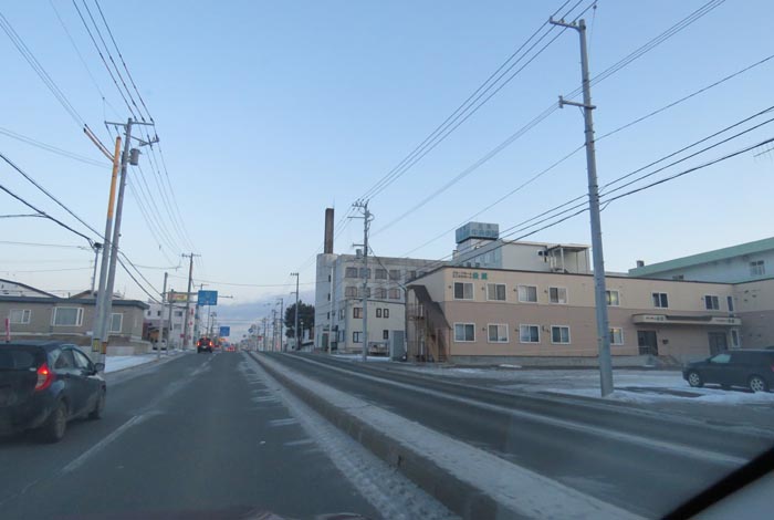 webnews今朝の北見/とん田通り、南大通り交差点から国道39号方向