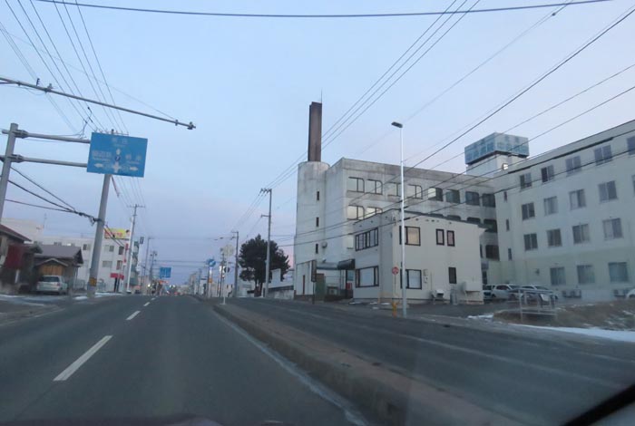 webnews今朝の北見/とん田通り、南大通り交差点から国道39号方向