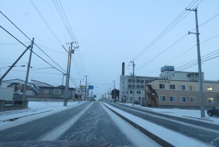 webnews今朝の北見/とん田通り、南大通り交差点から国道39号方向