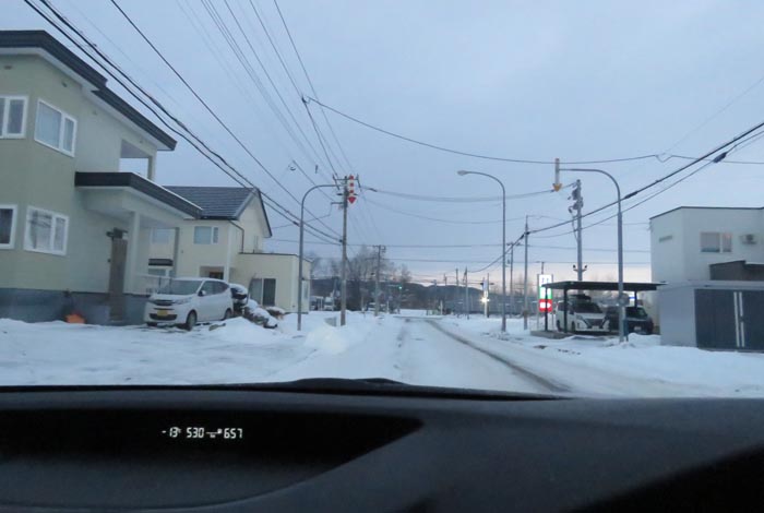 webnews今朝の北見/西5号線、南岸通りの交差点