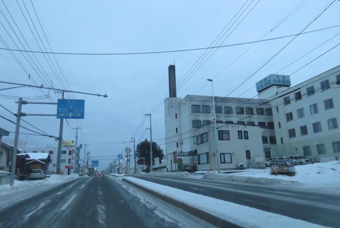 webnews今朝の北見/とん田通り、南大通り交差点から国道39号方向