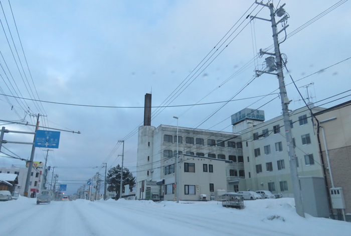webnews今朝の北見/とん田通り、南大通り交差点から国道39号方向