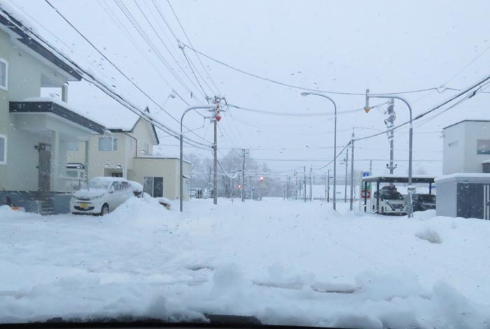webnews今朝の北見/西5号線、南岸通りの交差点