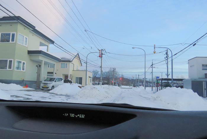webnews今朝の北見/西5号線、南岸通りの交差点