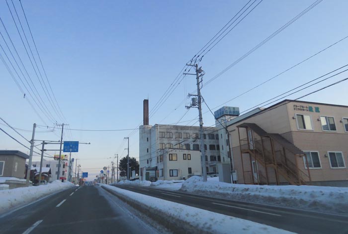 webnews今朝の北見/とん田通り、南大通り交差点から国道39号方向
