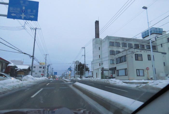 webnews今朝の北見/とん田通り、南大通り交差点から国道39号方向