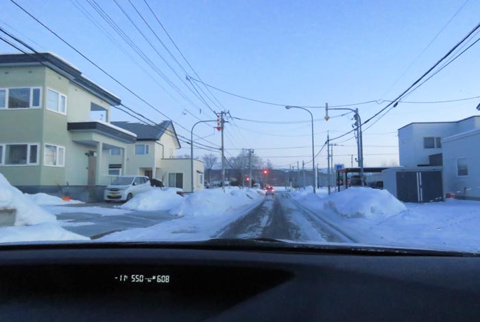 webnews今朝の北見/西5号線、南岸通りの交差点