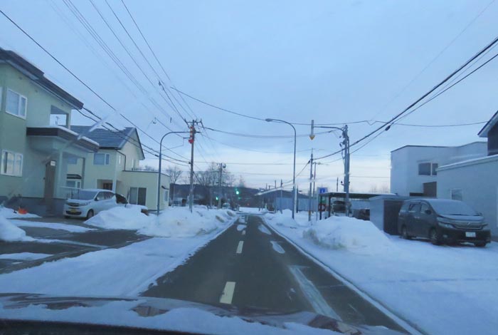 webnews今朝の北見/西5号線、南岸通りの交差点