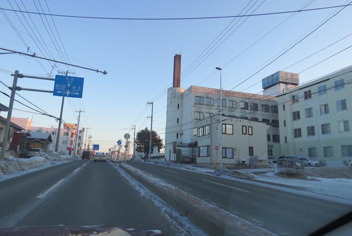 webnews今朝の北見/とん田通り、南大通り交差点から国道39号方向