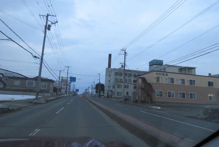 webnews今朝の北見/とん田通り、南大通り交差点から国道39号方向