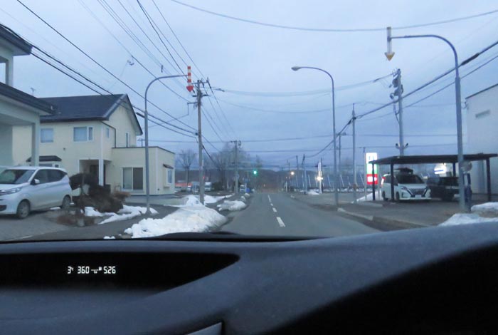webnews今朝の北見/西5号線、南岸通りの交差点