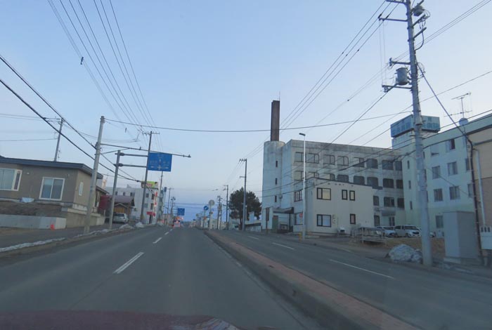 webnews今朝の北見/とん田通り、南大通り交差点から国道39号方向