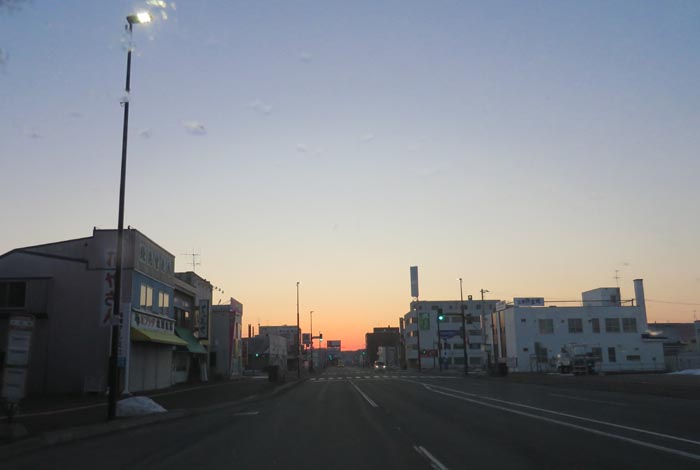 webnews今朝の北見/本町の北4条通り交差点