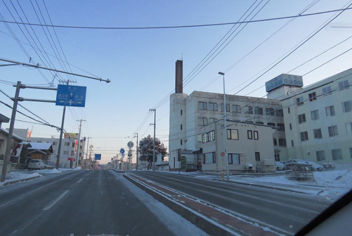 webnews今朝の北見/とん田通り、南大通り交差点から国道39号方向