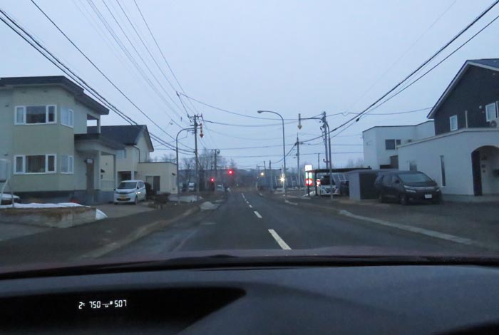 webnews今朝の北見/西5号線、南岸通りの交差点