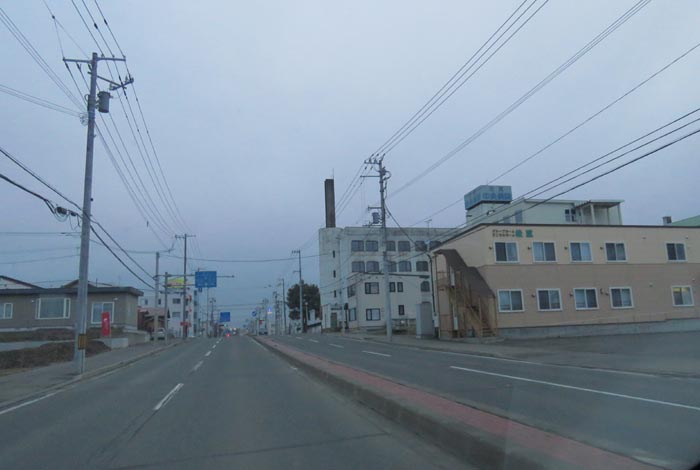 webnews今朝の北見/とん田通り、南大通り交差点から国道39号方向