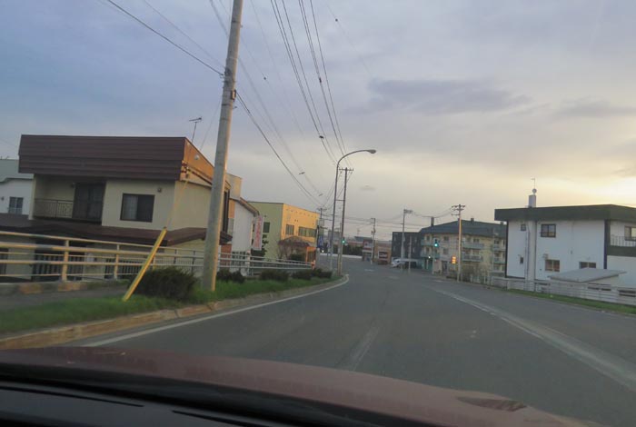 webnews今朝の北見/無加川橋を渡り南大通り交差点方向