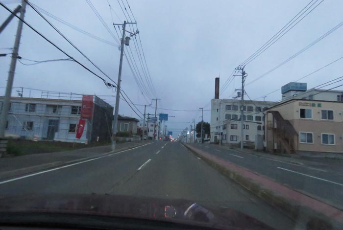webnews今朝の北見/とん田通り、南大通り交差点から国道39号方向