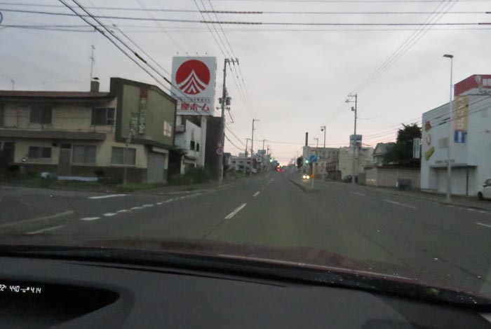 webnews今朝の北見/とん田通り、南大通り交差点から国道39号方向