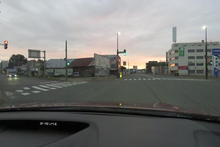 webnews今朝の北見/交差点から北4条通り側のパレスビル方向