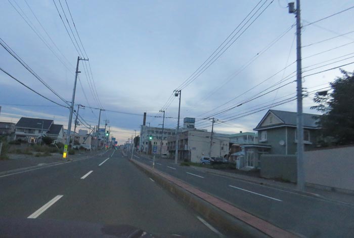 webnews今朝の北見/とん田通り、南大通り交差点から国道39号方向