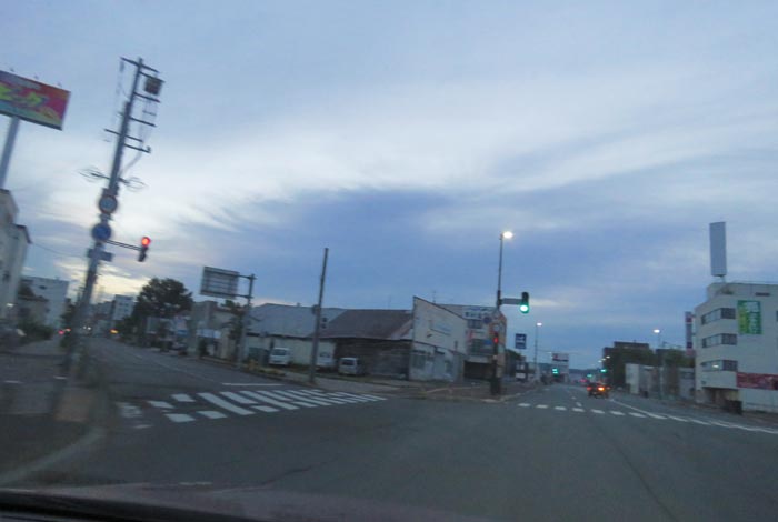 webnews今朝の北見/交差点から北4条通り側のパレスビル方向