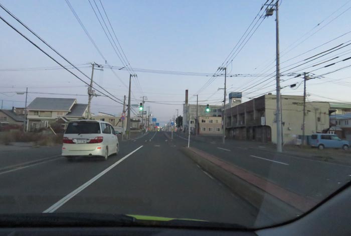 webnews今朝の北見/とん田通り、南大通り交差点から国道39号方向