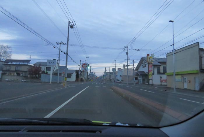 webnews今朝の北見/とん田通り、南大通り交差点から国道39号方向