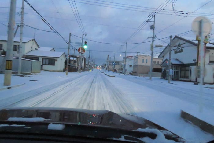 webnews今朝の北見/とん田通り、南大通り交差点から国道39号方向