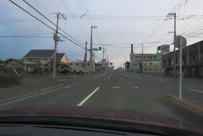 webnews今朝の北見/とん田通り、南大通り交差点から国道39号方向