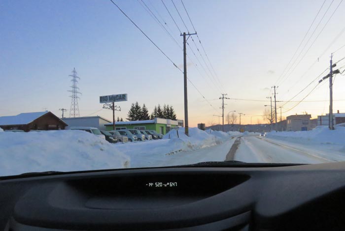 webnews今朝の北見/末広町の南岸通り