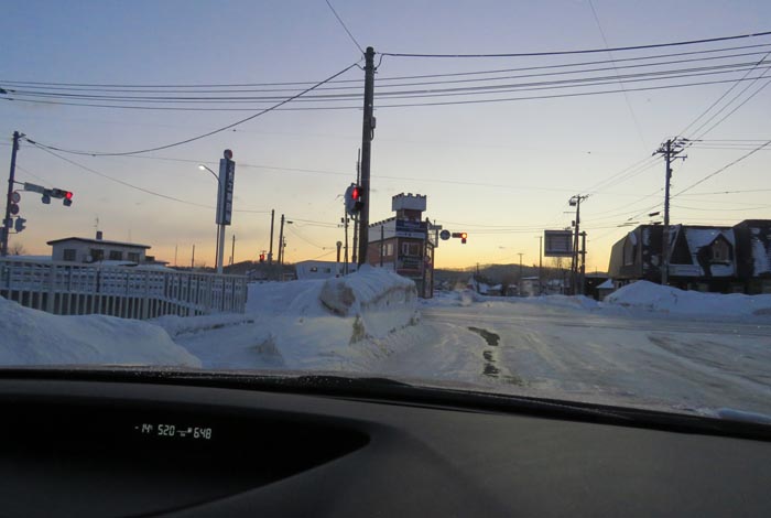 webnews今朝の北見/野付牛自動車学校前