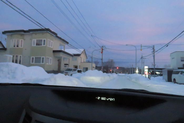 webnews今朝の北見/西5号線、南岸通りの交差点